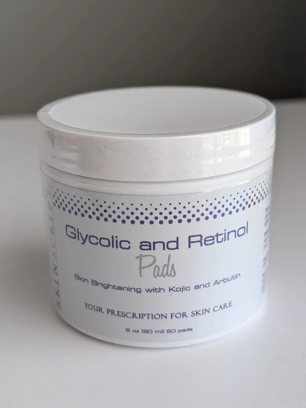 Skin Script Glycolic and Retinol Pads 2 oz 50 Pads SEALED